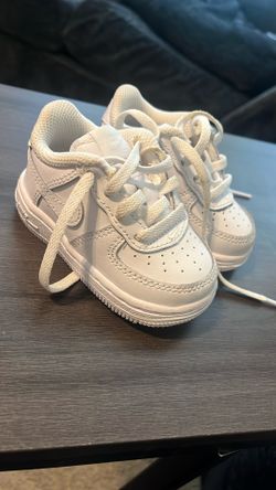 Baby All White Air force 1’s