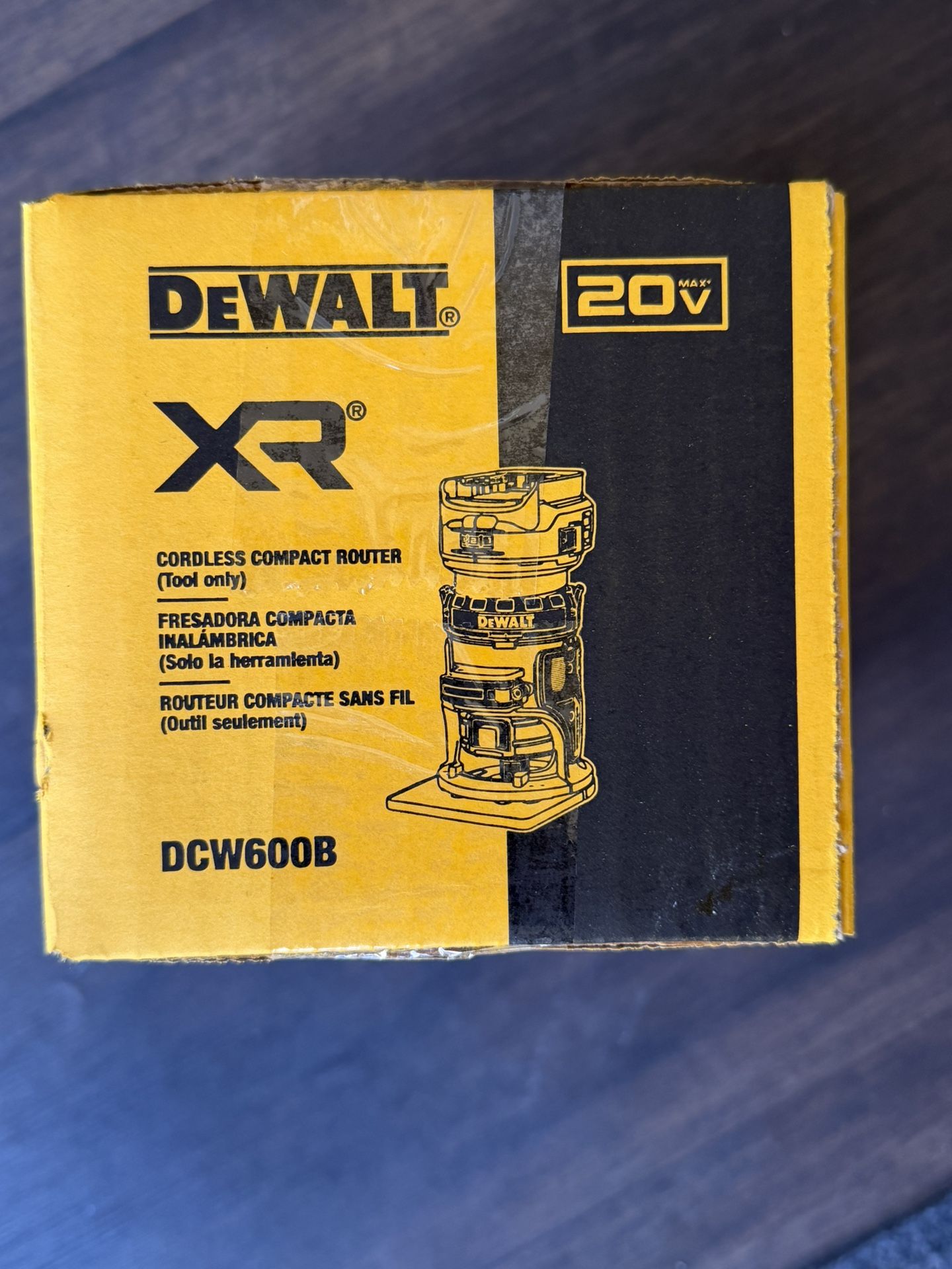 DEWALT 20V MAX XR Cordless Brushless Fixed Base Compact Router (Tool Only