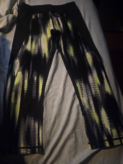 Calvin Klein Black and White Print Athletic Leggings