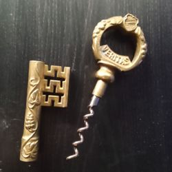 Brass Cork Screw Key