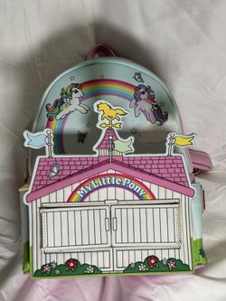 40th Anniversary My Little Pony Barn Loungefly Minibackpack NWT
