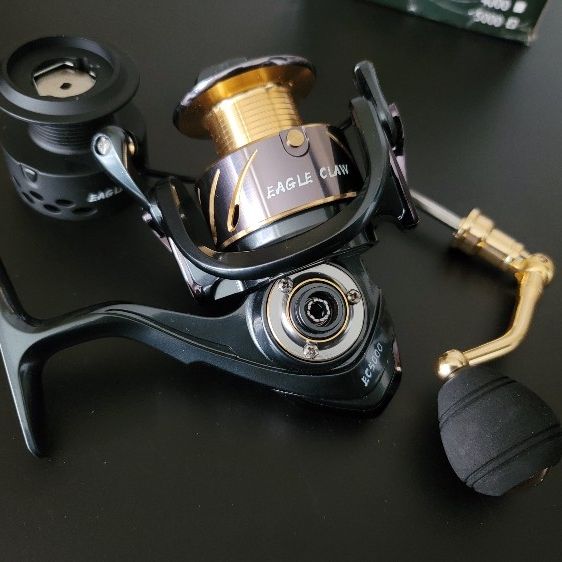 eagle claw fishing reels prices Cimarron Spinning Reel this Eagle Claw portable fishing system is perfect for your impulsive fishing trips! Eagle Claw EC5000 Spinning Reels