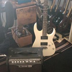 Ibanez GEO GRGA120WH Mint Never Used & Line 6 Spider III Amp
