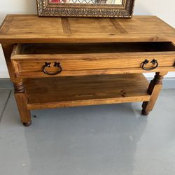 RUSTIC  CONSOLE TABLE