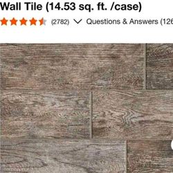 🔥Porcelain Tile Flooring or Backsplash. 650 Sq feet 45 cases. 6x24x5/16 in thick.🔥