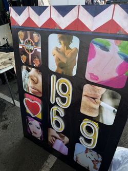 Huge pop art wall art neon