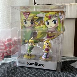 The Wind Waker Toon Link/Zelda 2-pack Amiibo Set NEW