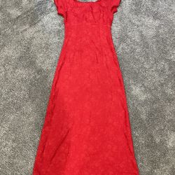 Red Lace Dress