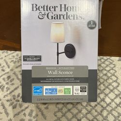 Wall Sconce Black