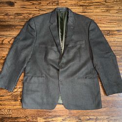 IZOD Earth Green Blazer Suit Jacket Sport Coat Size 46R