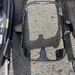 Nuna stroller with car seat and base/adapter