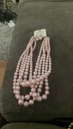 Pink Necklace Set