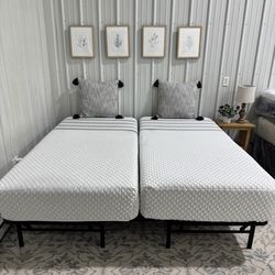 Split King Leesa Sapira Hybrid Mattress *delivery available*