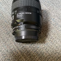 Nikon AF Micro Nikkor.    Lens