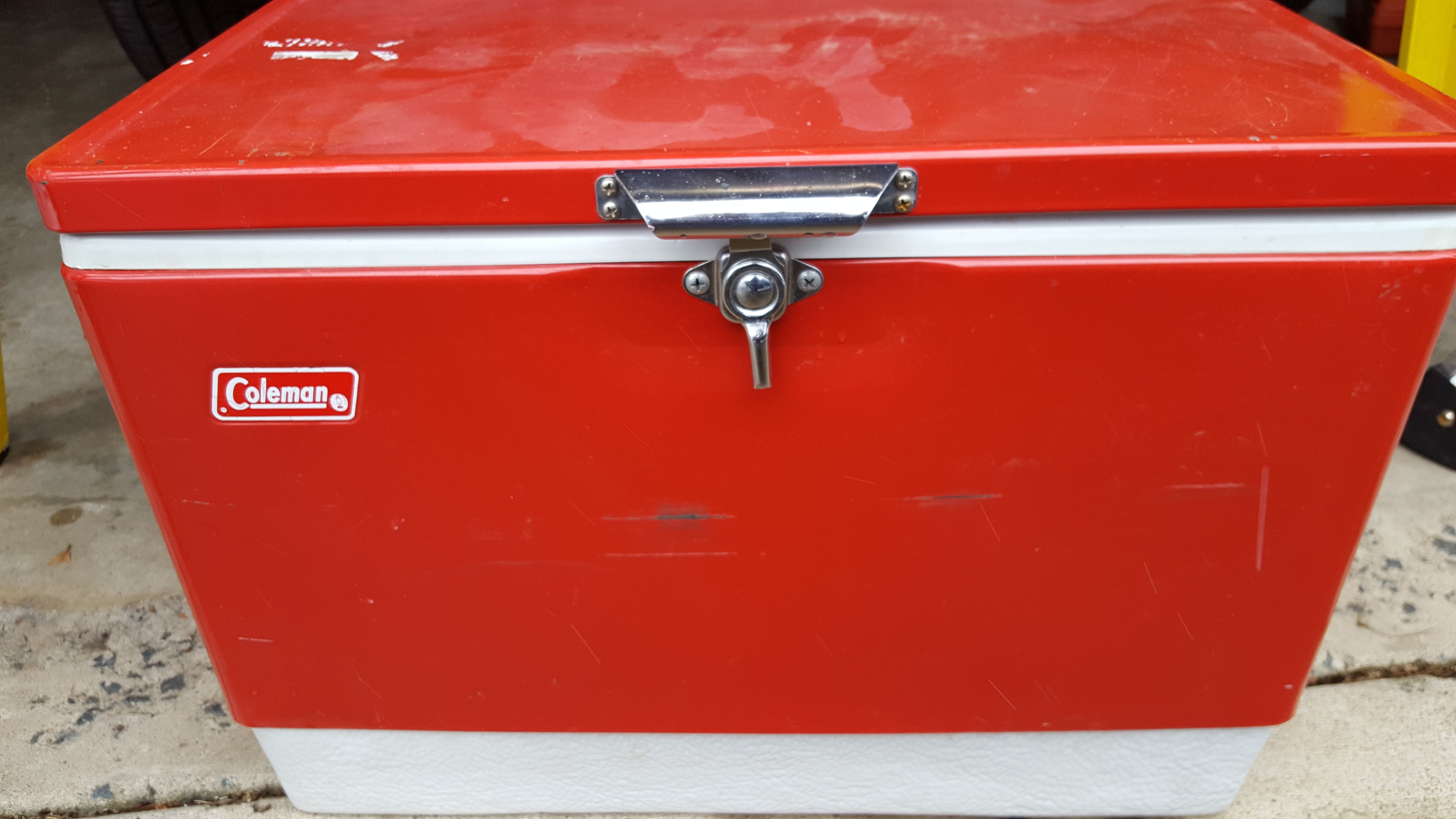 Vintage Coleman cooler.