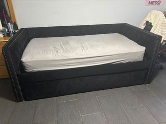 Twin size bed frame (mattress not included)