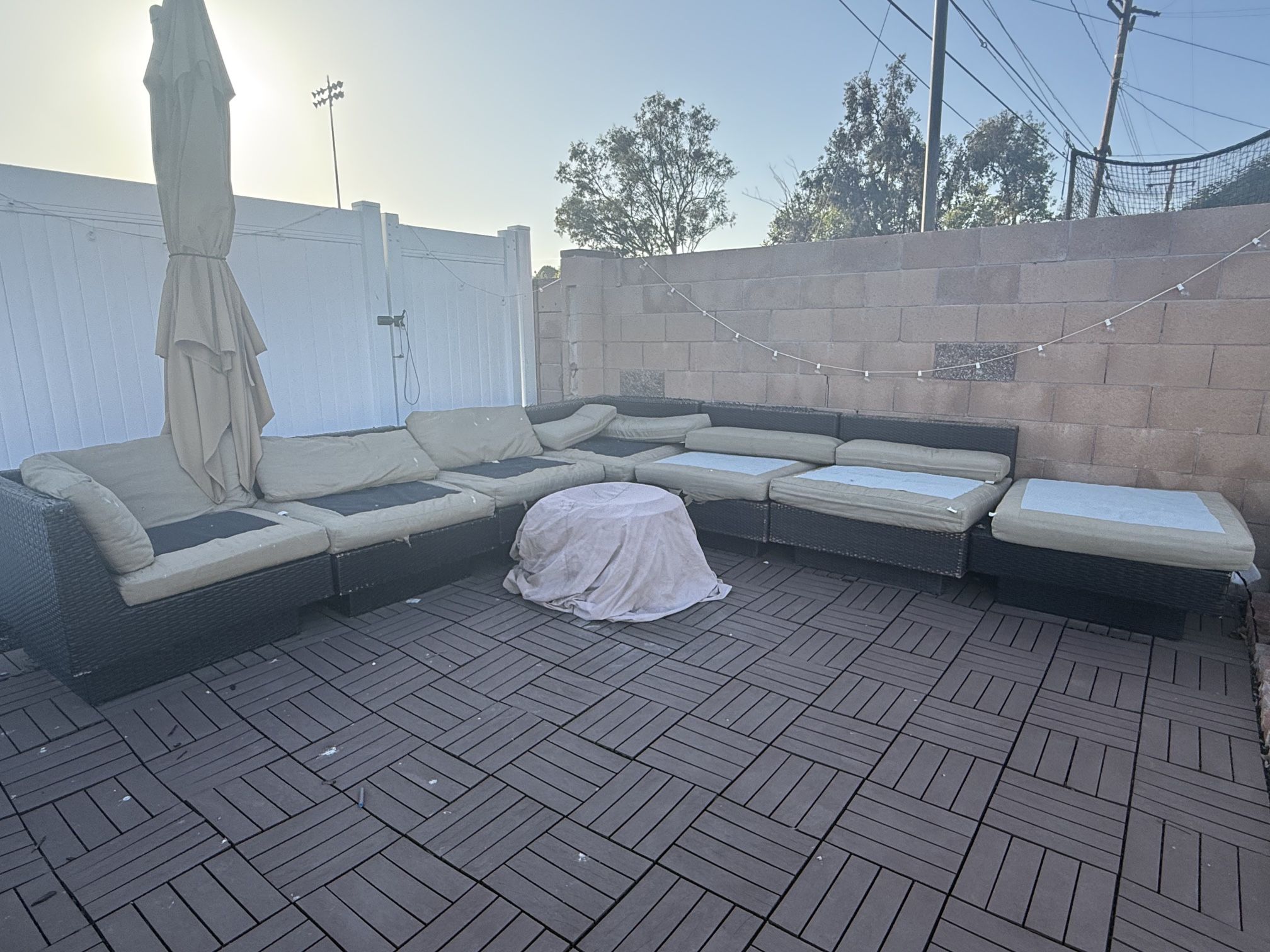 Large Patio Set