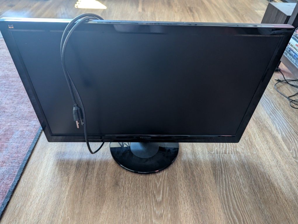 27 In Black ViewSonic monitor