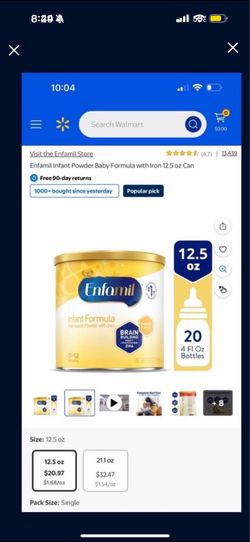 Enfamil baby formula
