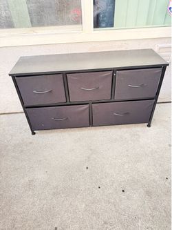 2 Black Tables with drawers