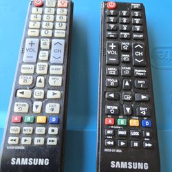 2 Samsung TV Remotes $10 Each