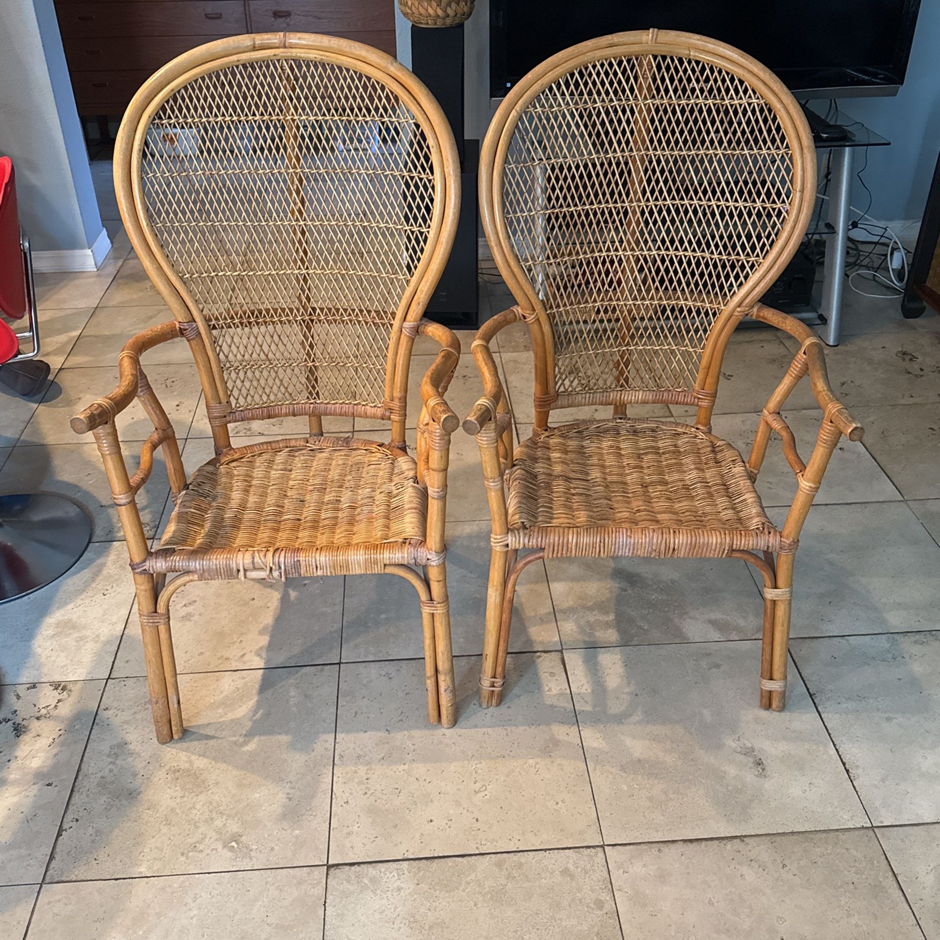 Vintage Wicker Chairs