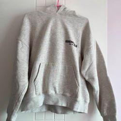 ESSENTIALS Fear Of God Men's Long Sleeve Sweatshirt Hoodie Gray