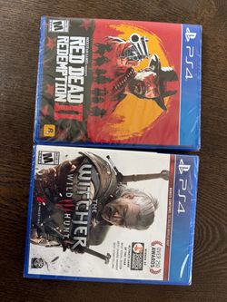 Read dead redemption 2 / Witcher 3 (sealed)