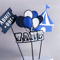Custom Centerpieces Carnival Theme Baby shower 