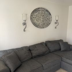 Small Grey Sectional Couch