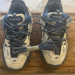 Balenciaga Track Blue and White Size 45 (US 12) - Great Condition w/ Extra Shoe Laces Dust Bag