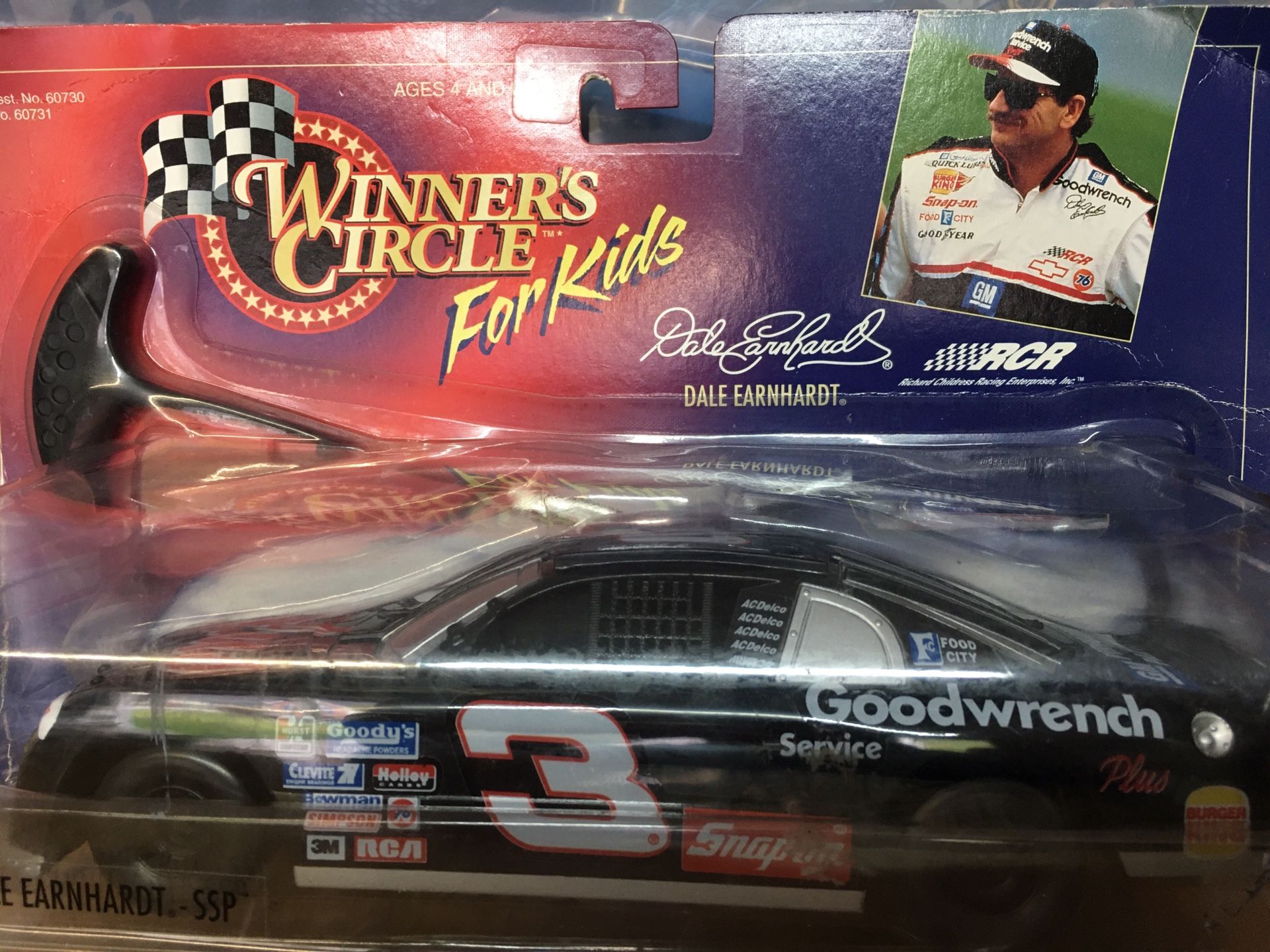 #3 DALE EARNHARDT - 1:18 scale PUILLBACK CAR - NIP !!! 1998 HASBRO