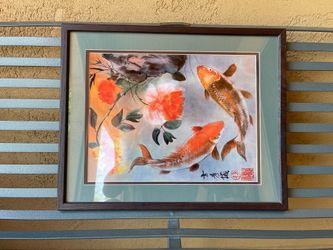 Framed Koi Prints