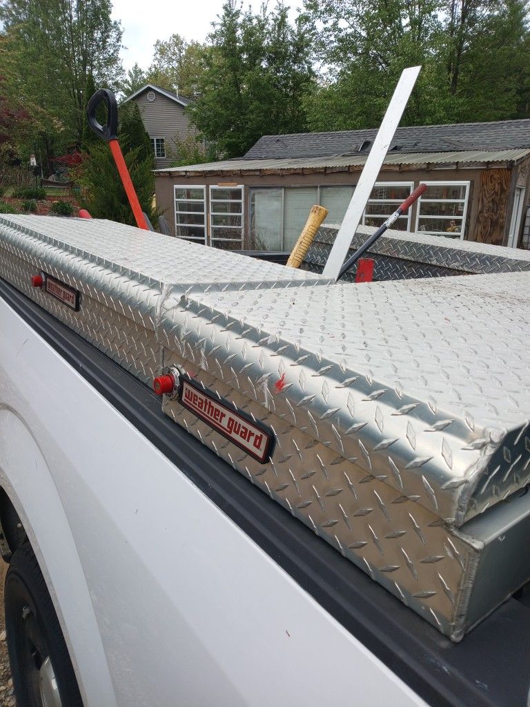 3 Truck Toolboxes Set With Bracket Hardware