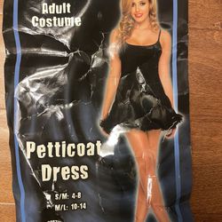 Adult Petticoat Dress Size M/L 10-14