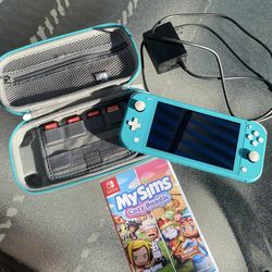 Nintendo Switch Lite with a Case, Charger and (5) Games
