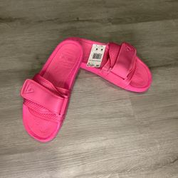 Adidas Women’s Pharrell Williams Solar Pink Chancletas HU 