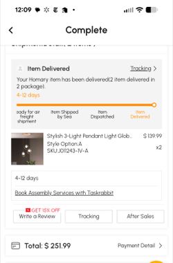 Island Lights from Homary (Originally priced $251.99)