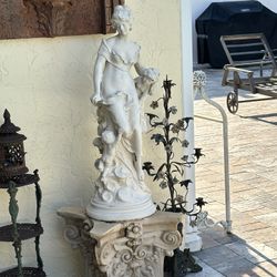 NEOCLASSICAL STATUE 36 INCHES TALL 