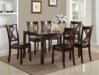 Brown Wooden Dining Table - No Chairs
