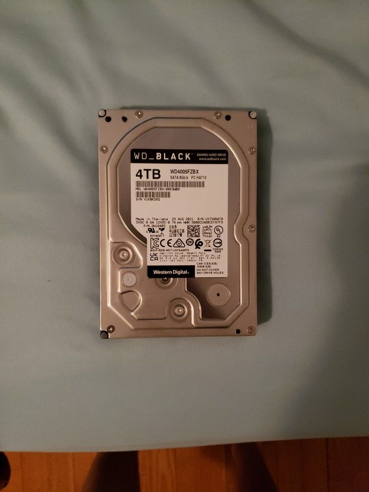 WD Black 4tb HDD