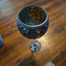 Glass Candle Holder