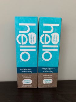 Hello Fluoride-Free Toothpaste, Price for Both (multiple sets available)