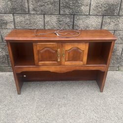 solid wood hutch/bookcase