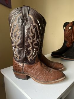 Tony Lama 2-Tone “Patrón Ostrich” Boots