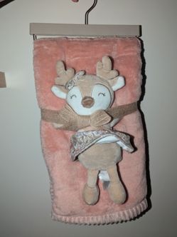 NEW chickpea baby blanket toy gift shower nwt chick pea