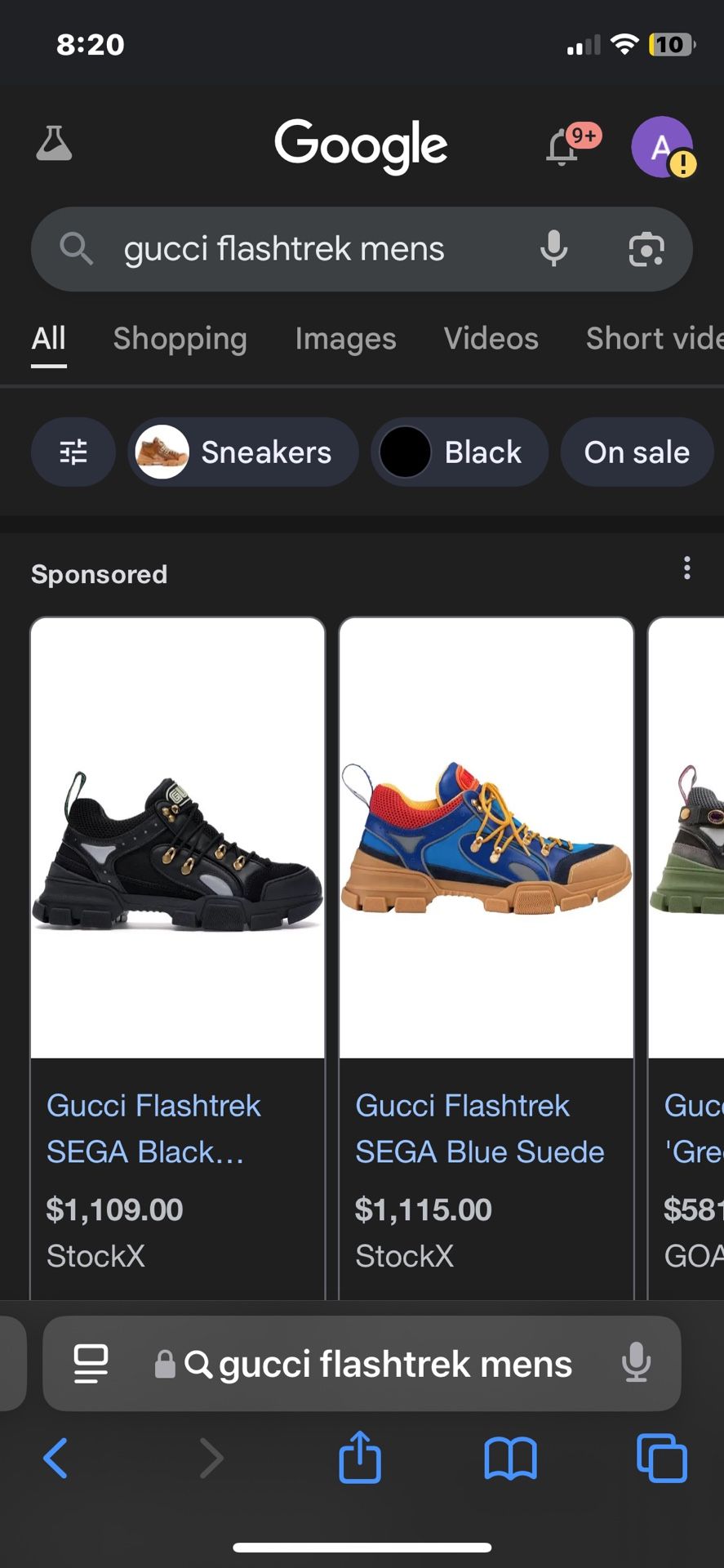 Gucci Flashtrek Men