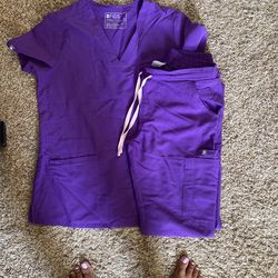 Figs, Purple, Size Xs