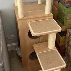 Wooden Cat Tree/ Tower