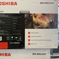 toshiba wsi-em22ast microwave oven 2.2cu ft